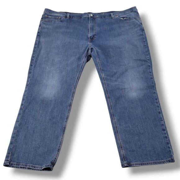 Levi's Jeans Size 54 W54" x L28.5" Levi's 541 Straight Leg Jeans Blue Denim Pant - Picture 1 of 8